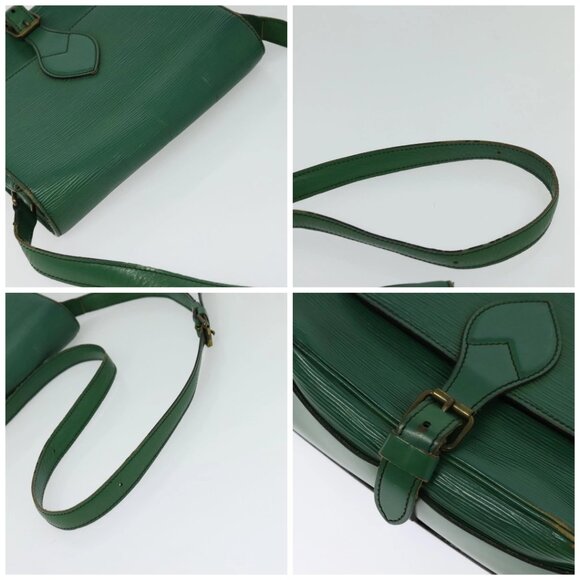 LOUIS VUITTON Epi Cartouchiere MM Shoulder Bag Green M52244 LV Auth 125397 - Picture 16 of 16